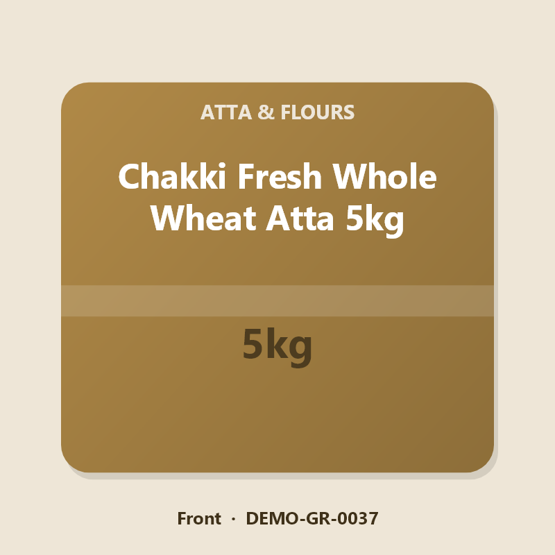 Chakki Fresh Whole Wheat Atta 5kg