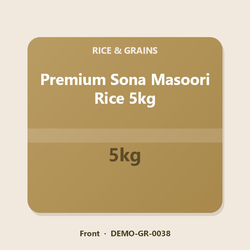 Premium Sona Masoori Rice 5kg