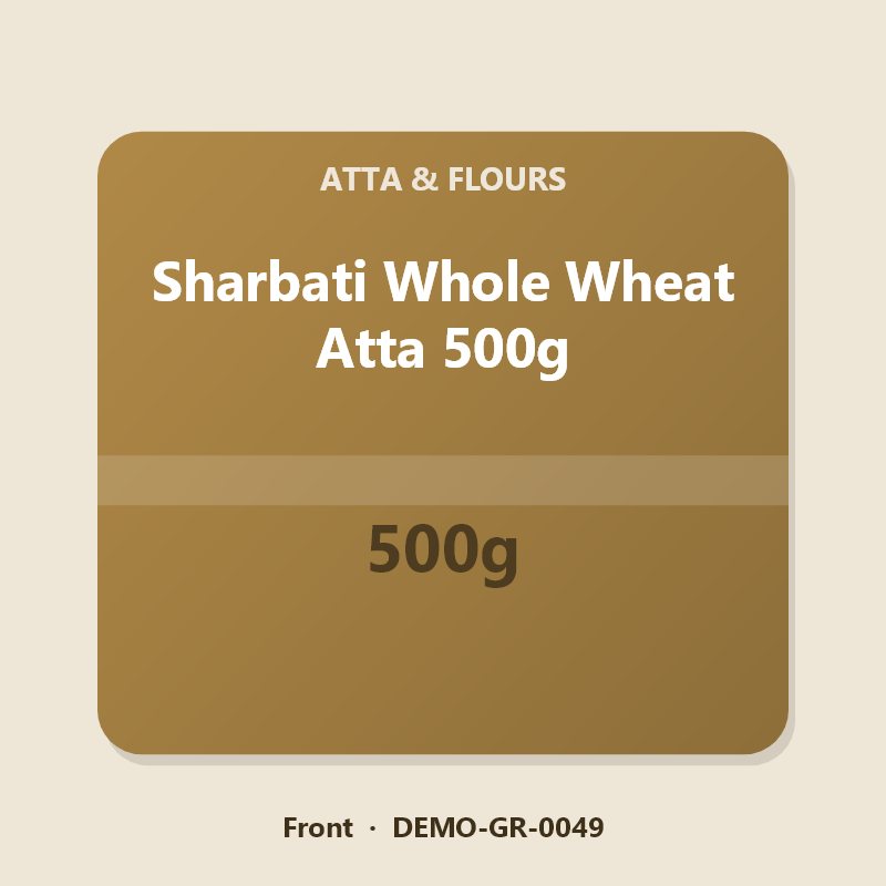 Sharbati Whole Wheat Atta 500g