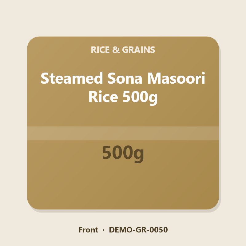 Steamed Sona Masoori Rice 500g