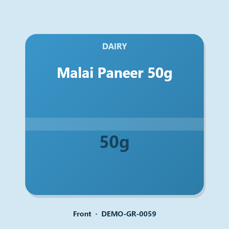 Malai Paneer 50g