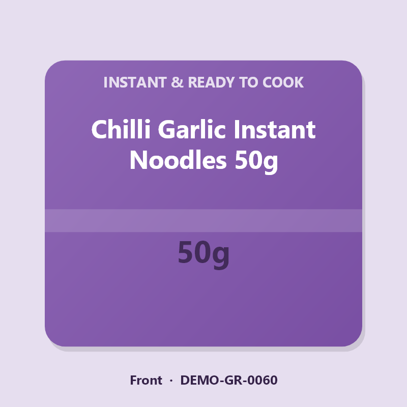 Chilli Garlic Instant Noodles 50g