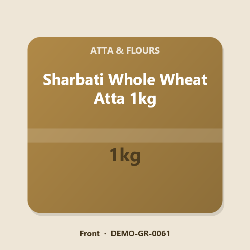 Sharbati Whole Wheat Atta 1kg