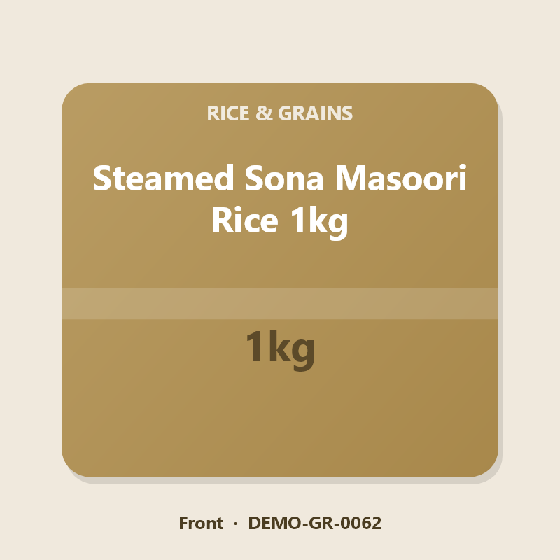 Steamed Sona Masoori Rice 1kg