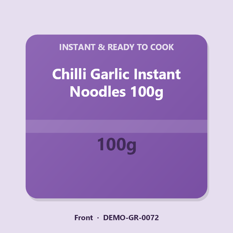 Chilli Garlic Instant Noodles 100g