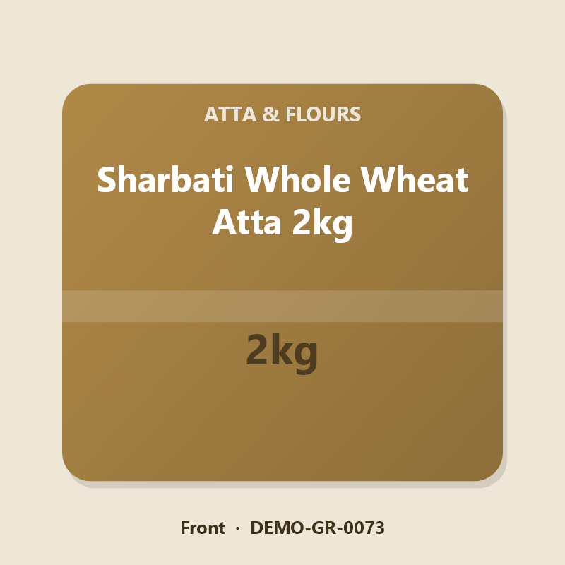 Sharbati Whole Wheat Atta 2kg