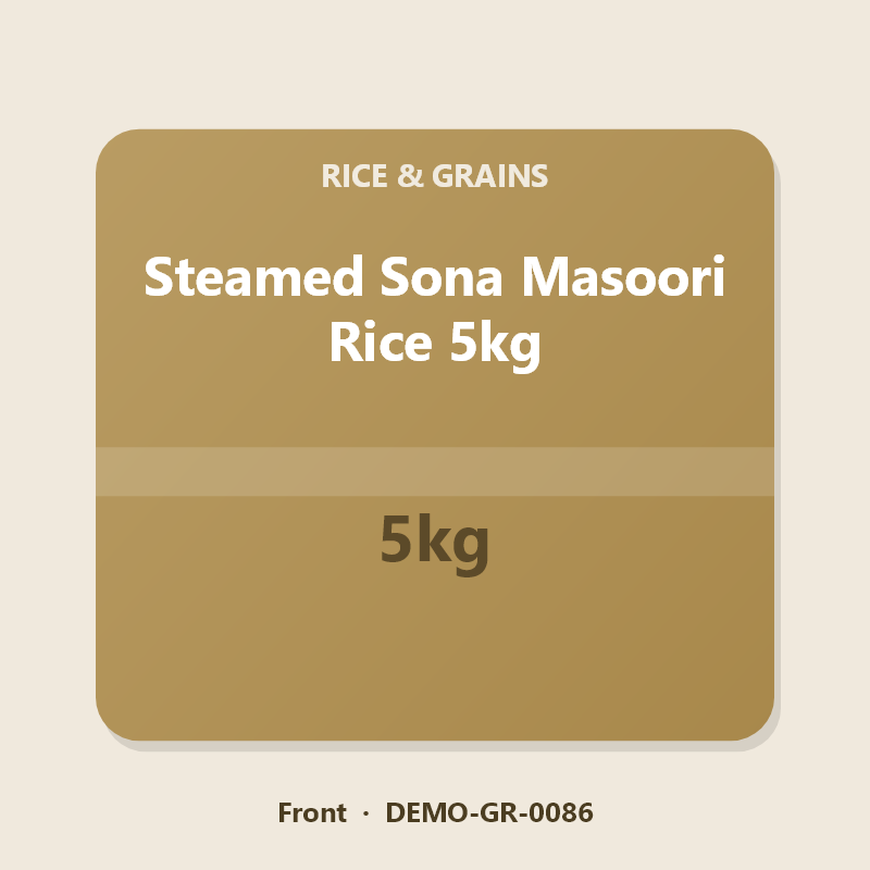 Steamed Sona Masoori Rice 5kg