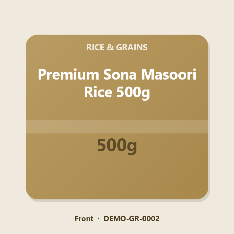 Premium Sona Masoori Rice 500g