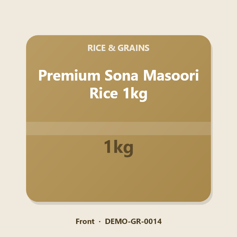 Premium Sona Masoori Rice 1kg