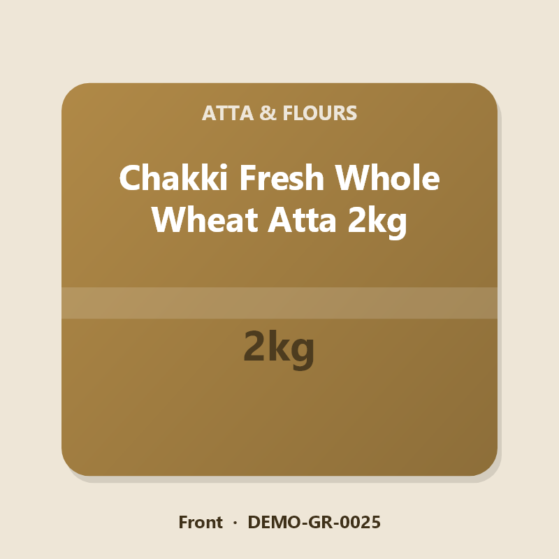 Chakki Fresh Whole Wheat Atta 2kg
