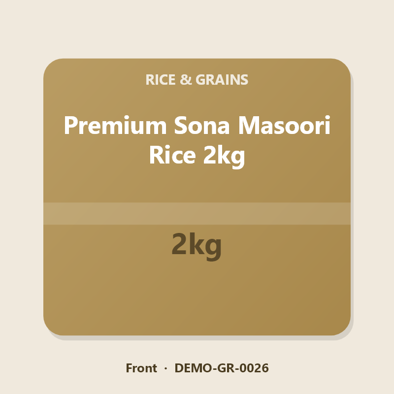 Premium Sona Masoori Rice 2kg